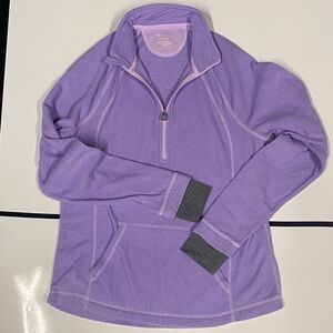 Tek Gear Lavender Pullover with Gray Details